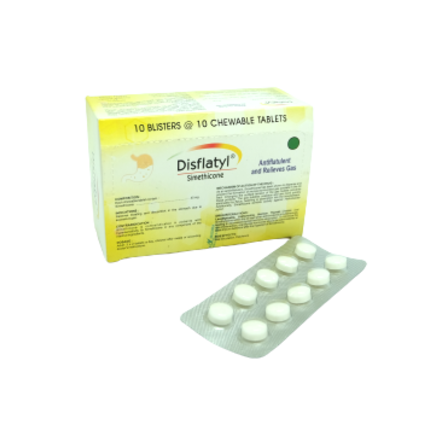 Image of DISFLATYL SIMETICONE 40MG TABLET 1'S