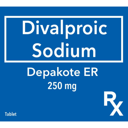 Image of DEPAKOTE ER DIVALPROEX SODIUM 250MG EXTENDED-RELEASE TABLET 1'S