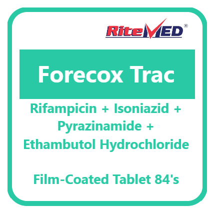 FORECOX TRAC Rifampicin / Isoniazid / Pyrazinamide / Ethambutol ...