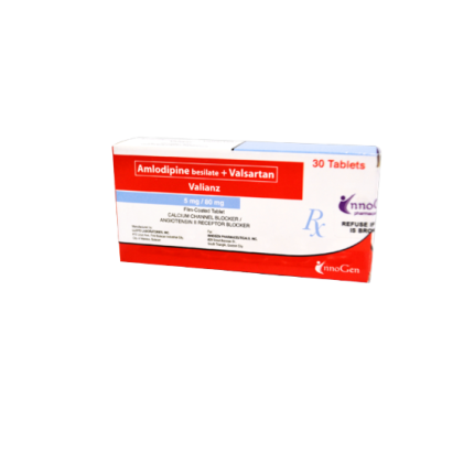 VALIANZ Amlodipine Besilate / Valsartan 5mg / 80mg Film-Coated Tablet 1 ...