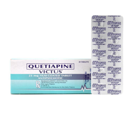 Image of VICTUS QUETIAPINE 25MG TABLET 1'S