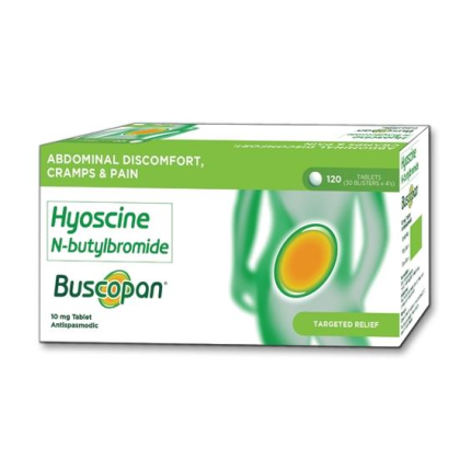 Image of BUSCOPAN 1 TABLET - HYOSCINE N-BUTYLBROMIDE 10MG