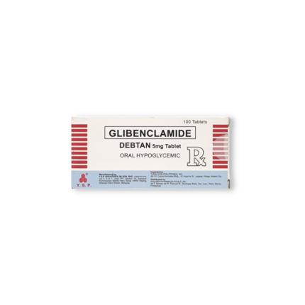 DEBTAN Glibenclamide 5mg Tablet 100's price in the Philippines | MedsGo ...