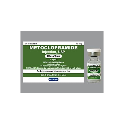 MECLOP Metoclopramide Hydrochloride 5mg / mL Solution for IM/IV ...