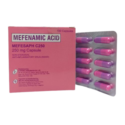 Image of MEFESAPH-C250 MEFENAMIC ACID 250MG - 1 CAPSULE