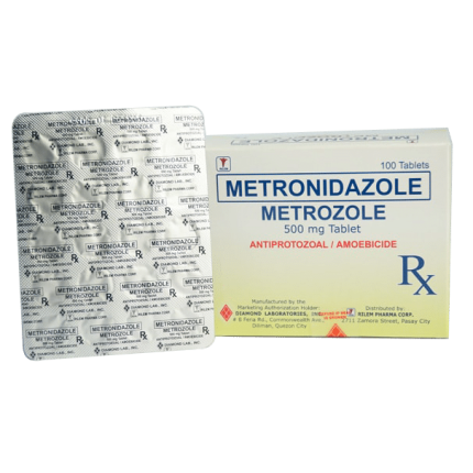 Image of METROZOLE METRONIDAZOLE 500MG TABLET 100'S