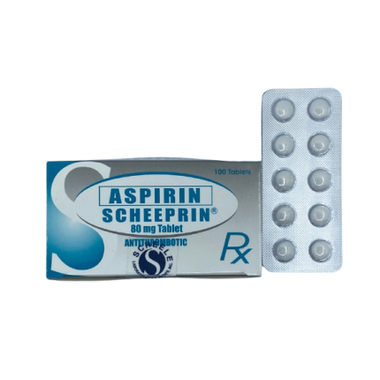 Image of SCHEEPRIN ASPIRIN 80MG - 1 TABLET