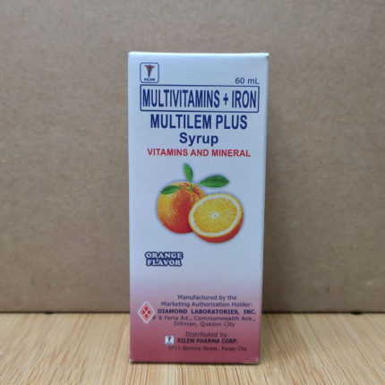 Image of MULTILEM PLUS MULTIVITAMINS / IRON SYRUP 60ML ORANGE