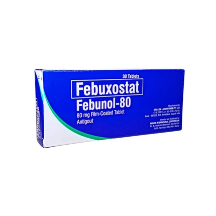 Image of FEBUNOL-80 FEBUXOSTAT 80MG FILM-COATED TABLET 30'S