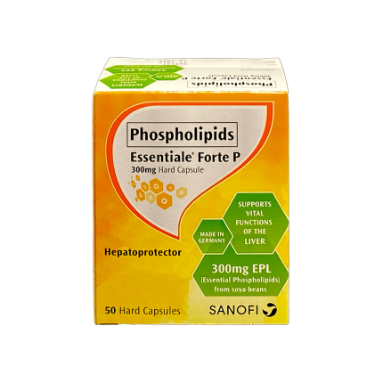 Image of ESSENTIALE FORTE P PHOSPHOLIPIDS 300MG HARD CAPSULE 50'S