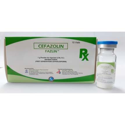 FAZLIN Cefazolin Sodium 1g Powder for IM/IV Injection 10's price in the ...