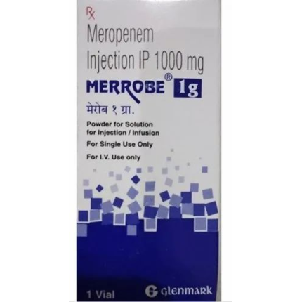 MERROBE 1000 Meropenem Trihydrate 1g Powder for IV Injection 1's price ...