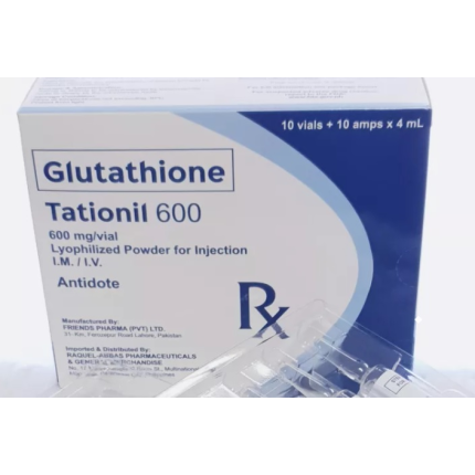 TATIONIL Glutathione 600mg Lyophilized Powder for IM/IV Injection 4mL ...