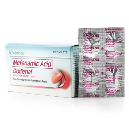 Image of DOLFENAL MEFENAMIC ACID 250MG FILM-COATED TABLET 1'S