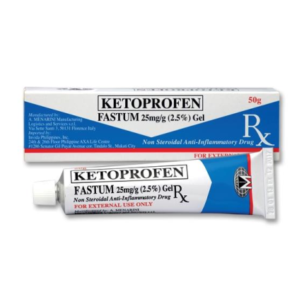 Image of FASTUM KETOPROFEN 2.5% GEL 50G