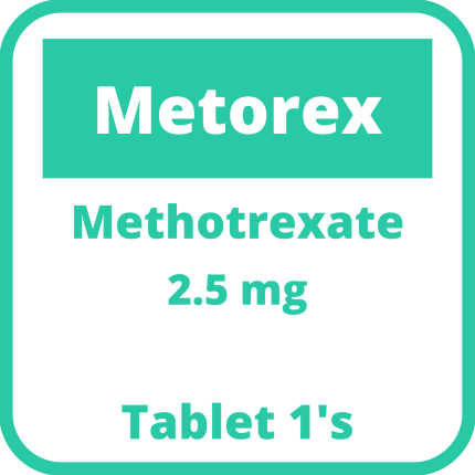 METOREX Methotrexate 2.5mg Tablet 1's price in the Philippines | MedsGo ...