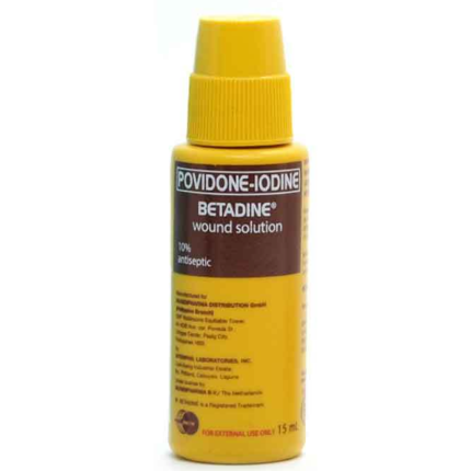 Image of BETADINE POVIDONE-IODINE 10.0% SOLUTION 15ML