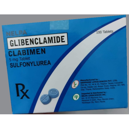 Image of CLABIMEN GLIBENCLAMIDE 5MG TABLET 100'S