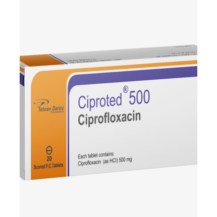 CIPROTED Ciprofloxacin 500mg Film-Coated Tablet 1's price in the ...