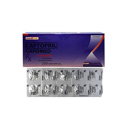 CAPOMED Captopril 25mg Tablet 1's price in the Philippines | MedsGo ...