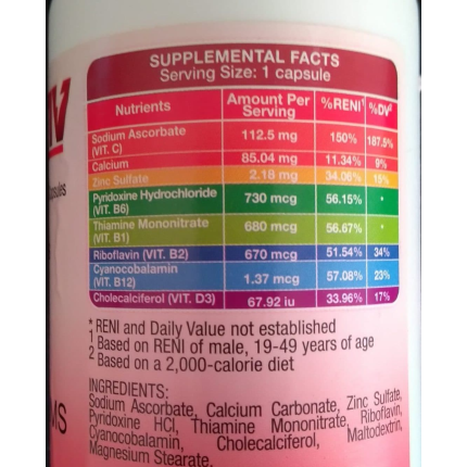 Image of FERN ACTIV VITAMINS / MINERALS CAPSULES 60'S