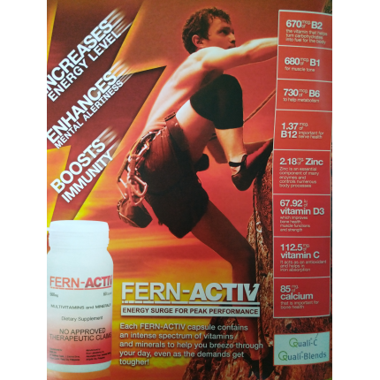 Image of FERN ACTIV VITAMINS / MINERALS CAPSULES 60'S