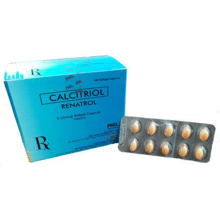 Image of RENATROL CALCITRIOL 0.25MCG SOFTGEL CAPSULE 1'S