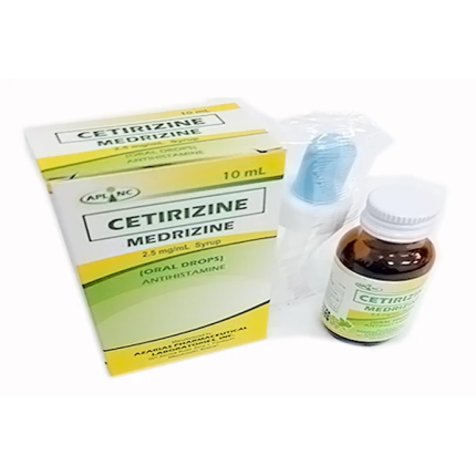 Image of MEDRIZINE CETIRIZINE 2.5MG / ML ORAL DROPS 10ML