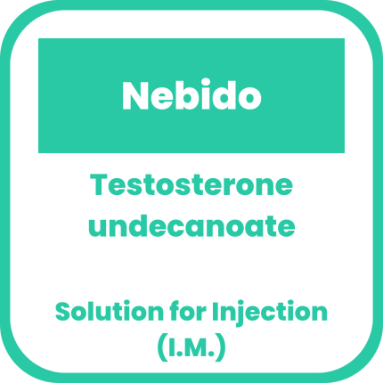 Image of NEBIDO TESTOSTERONE UNDECANOATE 250MG / ML SOLUTION FOR IM INJECTION 4ML 1'S