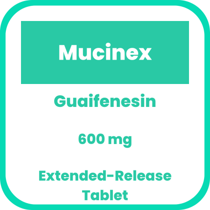 Image of MUCINEX GUAIFENESIN 600MG EXTENDED-RELEASE TABLET 1'S