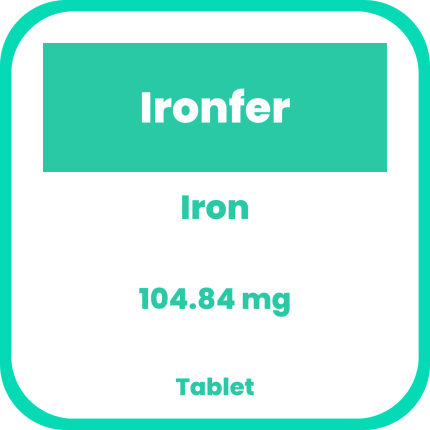 Image of IRONFER IRON 104.84MG FILM-COATED TABLET 1'S