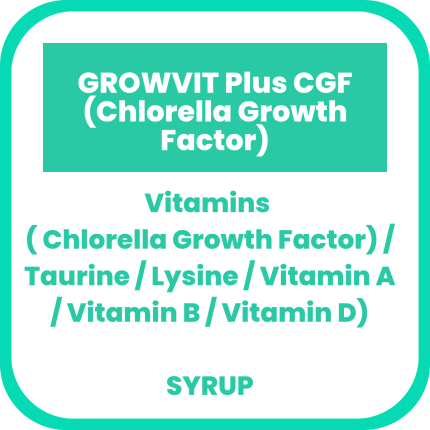 Image of GROWVIT PLUS CGF VITAMINS / DIETARY SUPPLEMENT SYRUP 120ML ORANGE