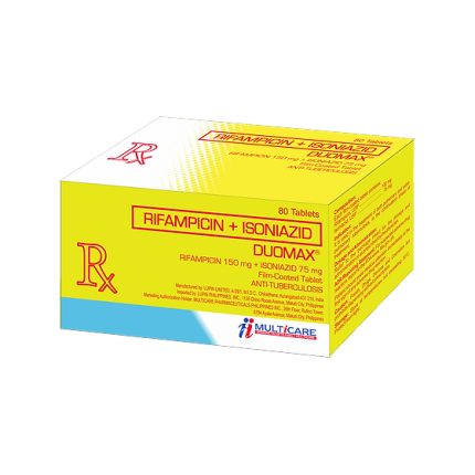 Image of DUOMAX RIFAMPICIN / ISONIAZID 150MG / 75MG - 1 TABLET
