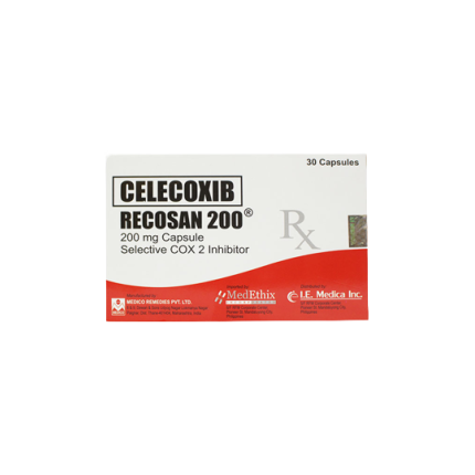 RECOSAN 200 Celecoxib 200mg Capsule 30's price in the Philippines ...