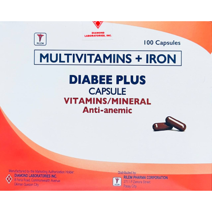 Image of DIABEE PLUS MULTIVITAMINS / IRON CAPSULE 100'S
