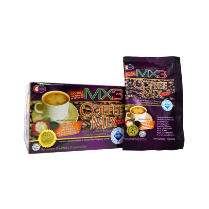 Image of MX3 COFFEE MIX WITH MANGOSTEEN EXOCARP SACHET 10G - 1 SACHET