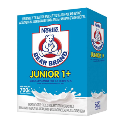 Image of BEAR BRAND JUNIOR 1+ MILK SUPPLEMENT 1-3 YEARS OLD 700G