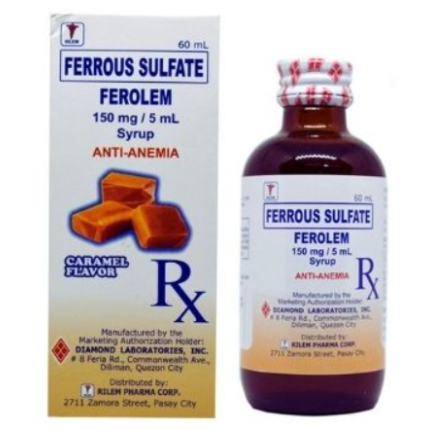 Image of FEROLEM IRON 150MG / 5ML SYRUP 60ML