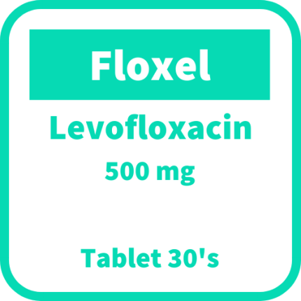 FLOXEL Levofloxacin Hemihydrate 500mg Film-Coated Tablet 30's price in ...