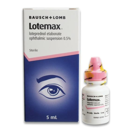 Image of LOTEMAX LOTEPREDNOL ETABONATE 5MG / ML (0.5%) OPHTHALMIC SUSPENSION 5ML