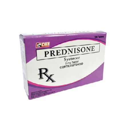 Image of SYSTOCOR PREDNISONE 5MG - 1 TABLET