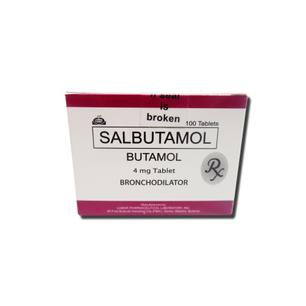 Image of BUTAMOL SALBUTAMOL 4MG - 1 TABLET