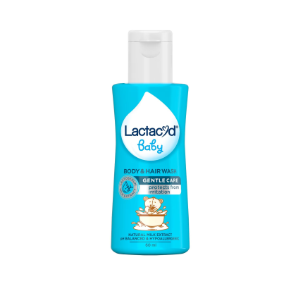 Image of LACTACYD BABY GENTLE CARE BODY & HAIR WASH 60ML