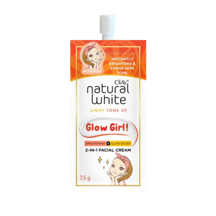 Image of OLAY NATURAL WHITE CREAM GLOW GIRL 7.5G 1'S