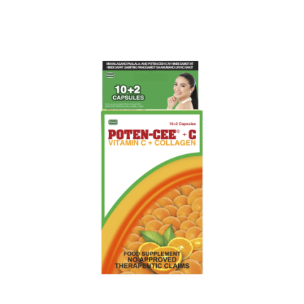 Image of POTEN-CEE + C VITAMIN C / COLLAGEN CAPSULE 10+2
