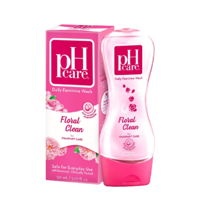 Image of PH CARE FLORAL CLEAN FEMININE WASH 150ML
