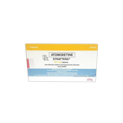 Image of STRATTERA ATOMOXETINE HYDROCHLORIDE 60MG CAPSULE 1'S