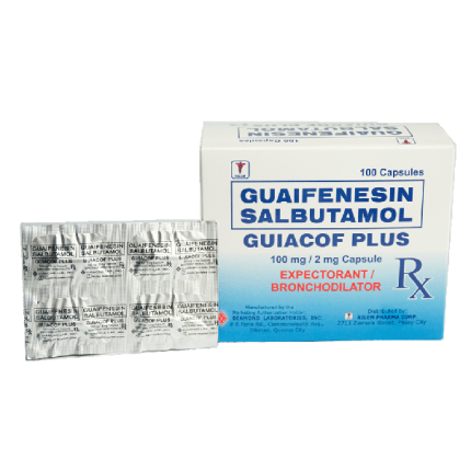 Image of GUIACOF PLUS GUAIFENESIN / SALBUTAMOL 100MG / 2MG - 1 CAPSULE