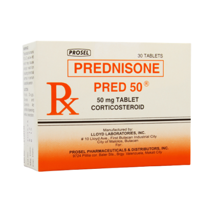 Image of PRED 50 PREDNISONE 50MG TABLET 30'S