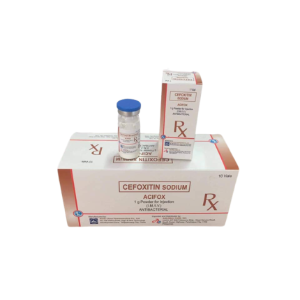 Image of ACIFOX CEFOXITIN 1G POWDER FOR INJECTION 10'S